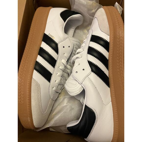 NEW ADIDAS Samba XLG M10.5/W11.5 White/Black IE1377 - Picture 5 of 11